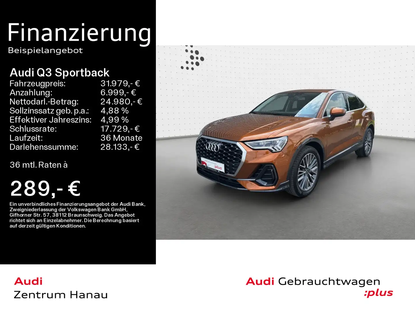 Audi Q3 35 TFSI *NAVI*LED*VIRTUAL*19 ZOLL* Braun - 1