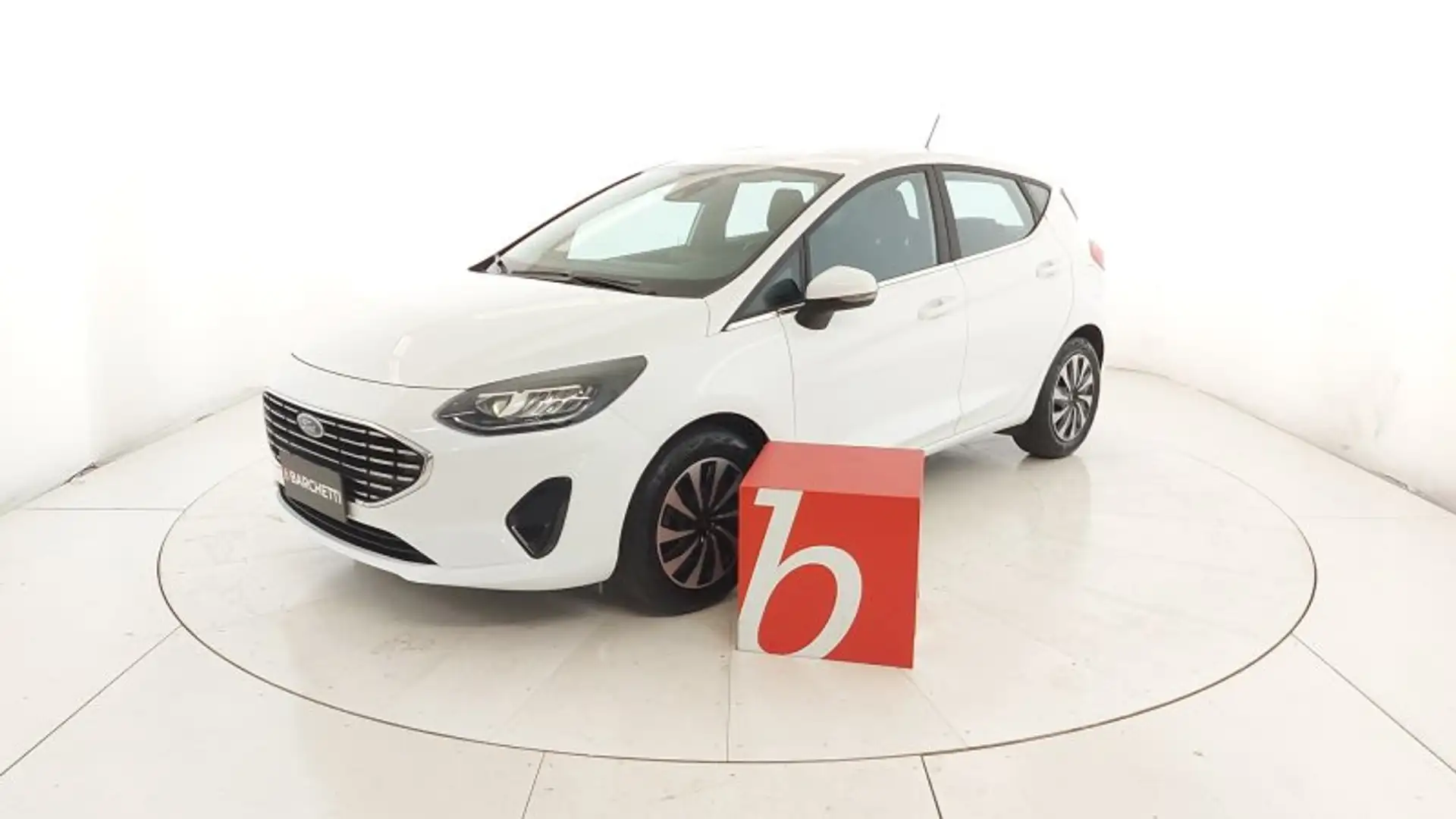 Ford Fiesta 7ª SERIE 1.0 ECOBOOST HYBRID 125 CV 5 PORTE TITAN Weiß - 1