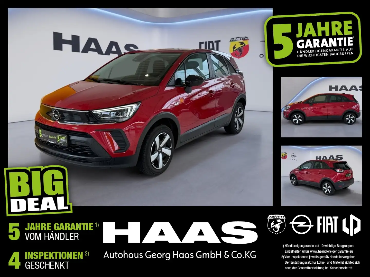 Opel Crossland X 1.2 Turbo Sitz- und Lenkradheizung Rot - 1