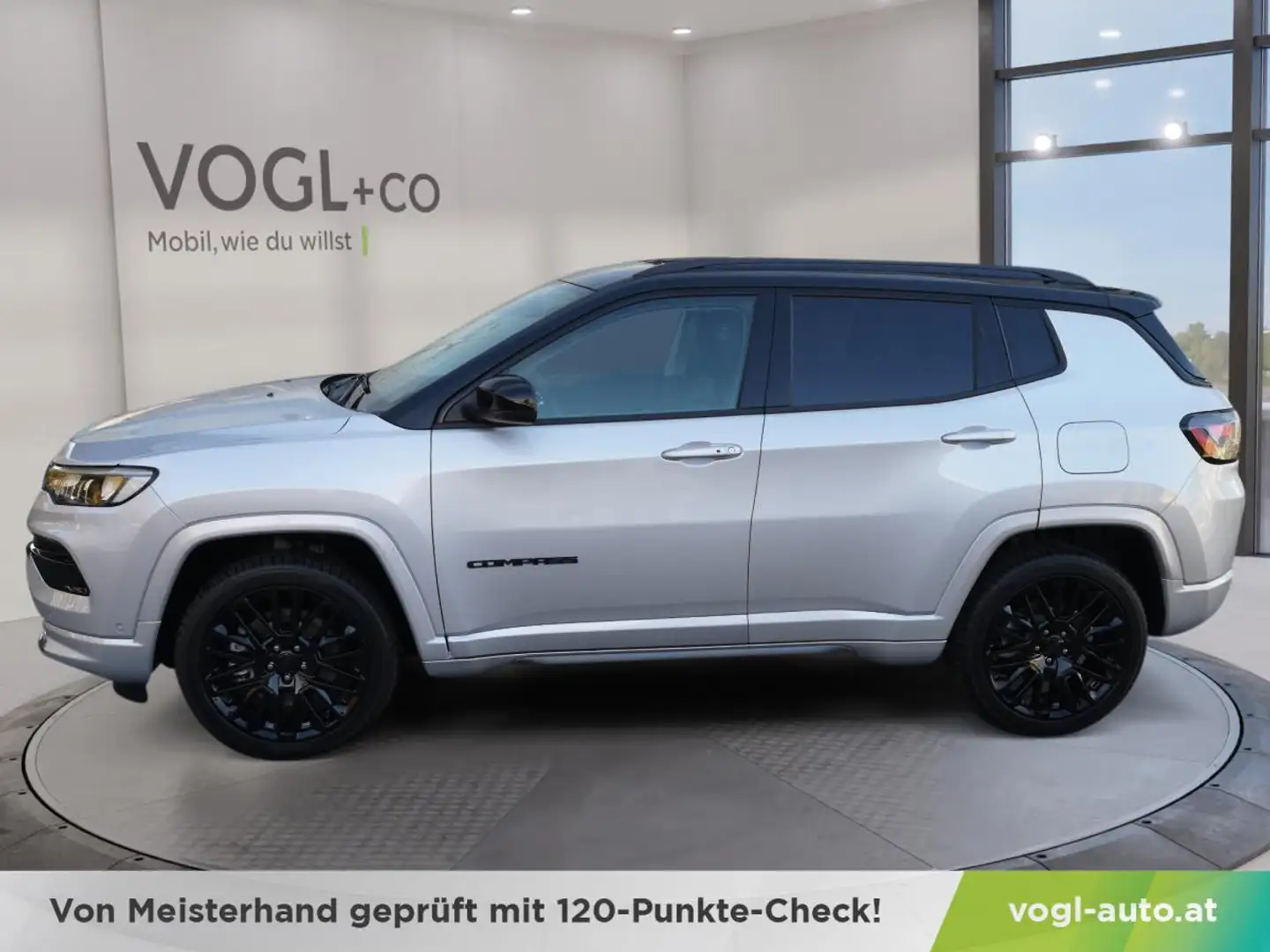 Jeep Compass S HYBRID Argent - 2