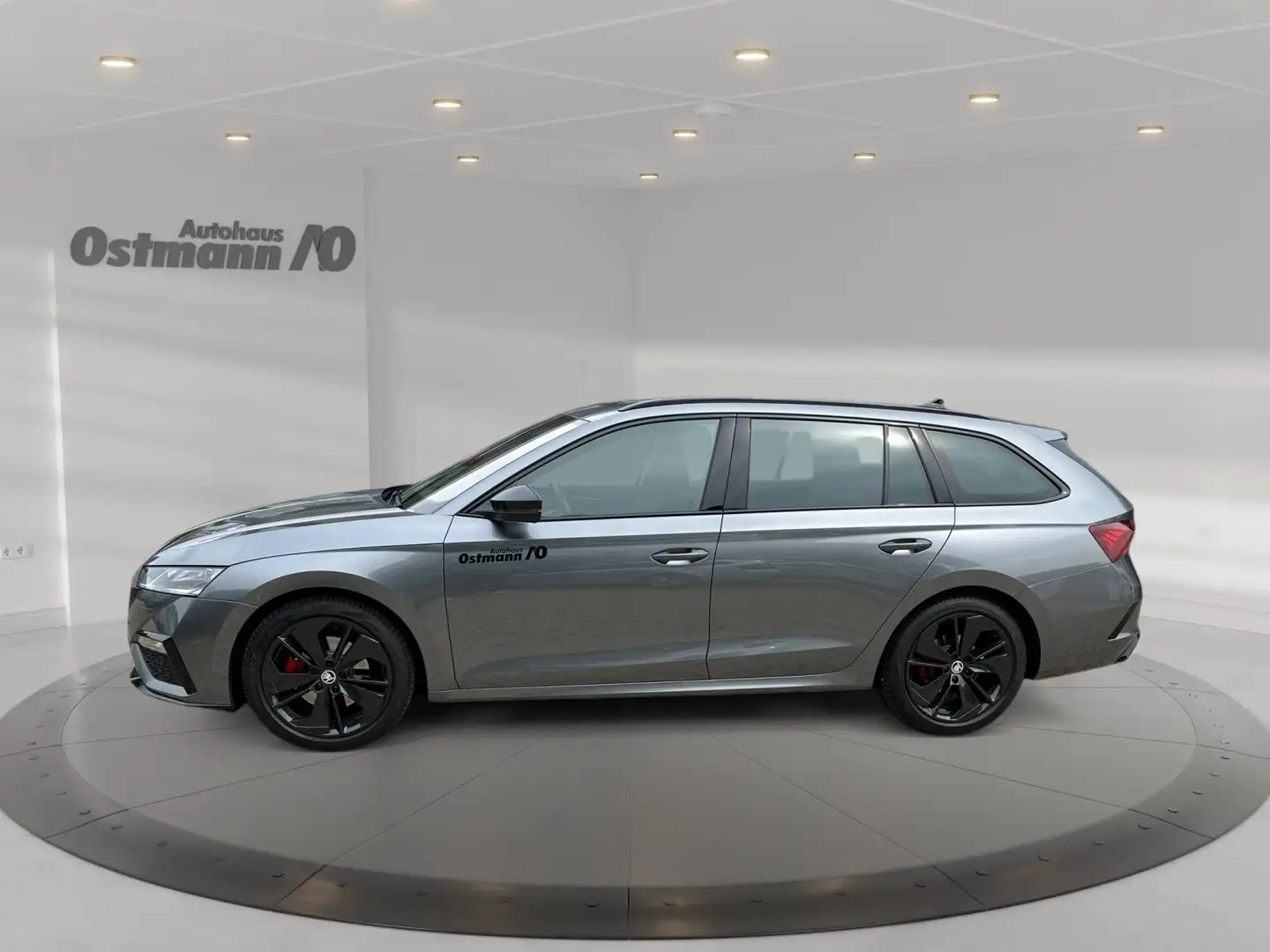 Skoda Octavia Combi 2.0 TDI RS Matrix SHZ AHK  Navi Cam Grau - 2