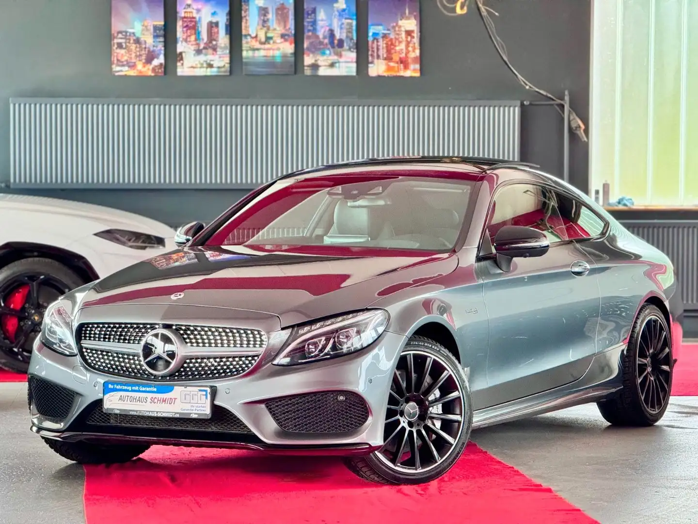 Mercedes-Benz C 43 AMG Coupe 4M Pano HeadUp Saga Burmester 360 Gris - 1