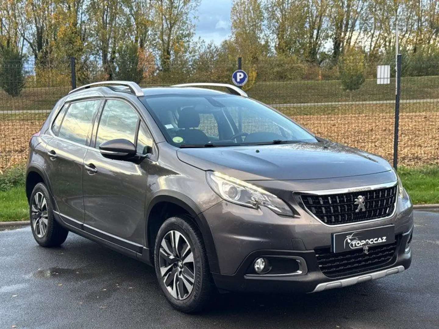 Peugeot 2008 1.6 HDI 100CH ALLURE * 80.000KM * 2018 * GPS * CAMERA * LED Gris - 2