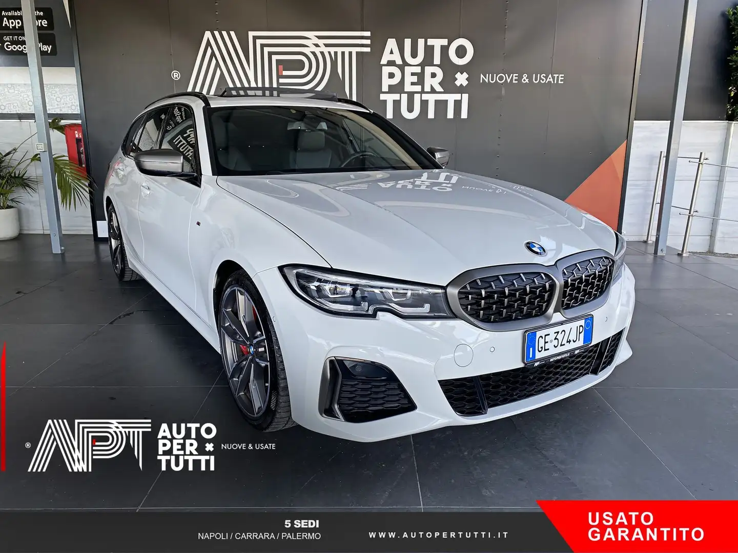 BMW 340 M340d Touring mhev 48V xdrive auto bijela - 2