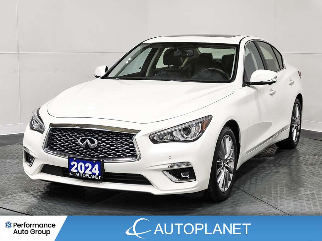 2024 Infiniti Q50 Luxe AWD, 360 Cam, Sunroof, Heated Seats!