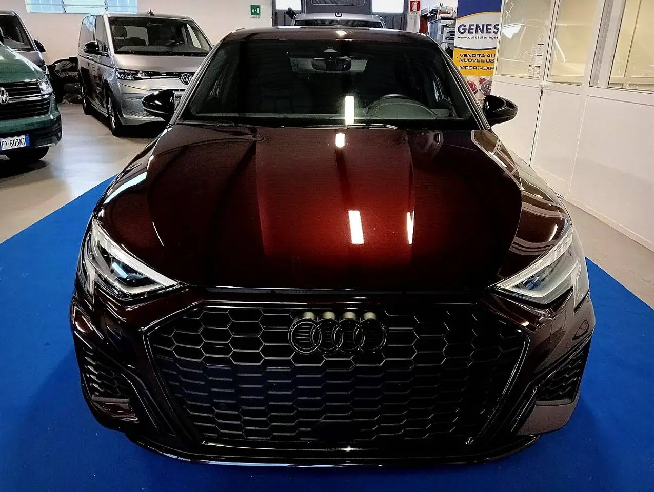 Audi A3 2.0 TDI SLINE EXCLUSIVE IDENTITY BLACK 19" MATRIX, миниатюра 4