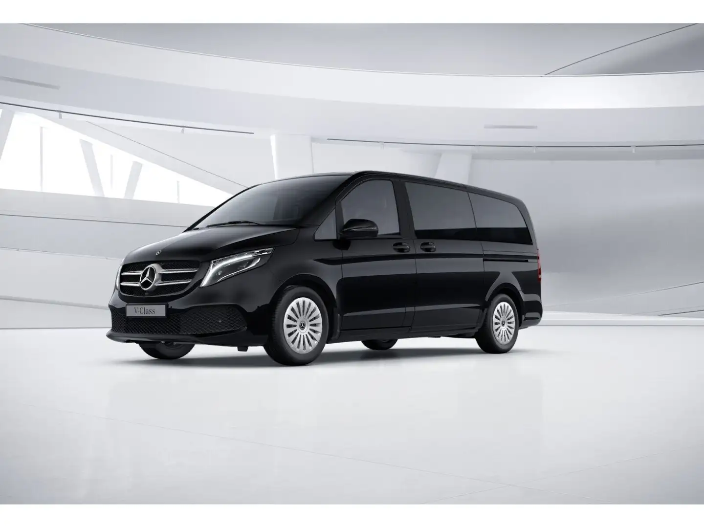 Mercedes-Benz V 250 d 4MATIC Lang 6 Sitze Navi PTS Keyl Stdhz Schwarz - 1