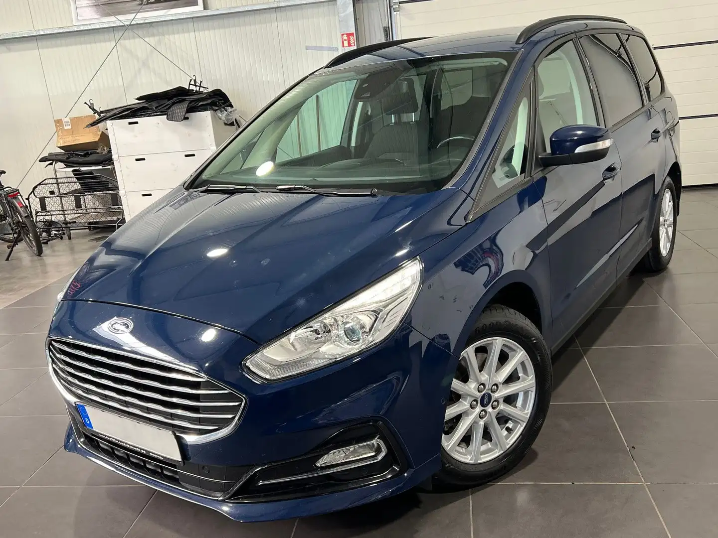 Ford Galaxy 2.0 TDCi **7-Sitze*Navi*AHK*Kamera*Temp** Blau - 1