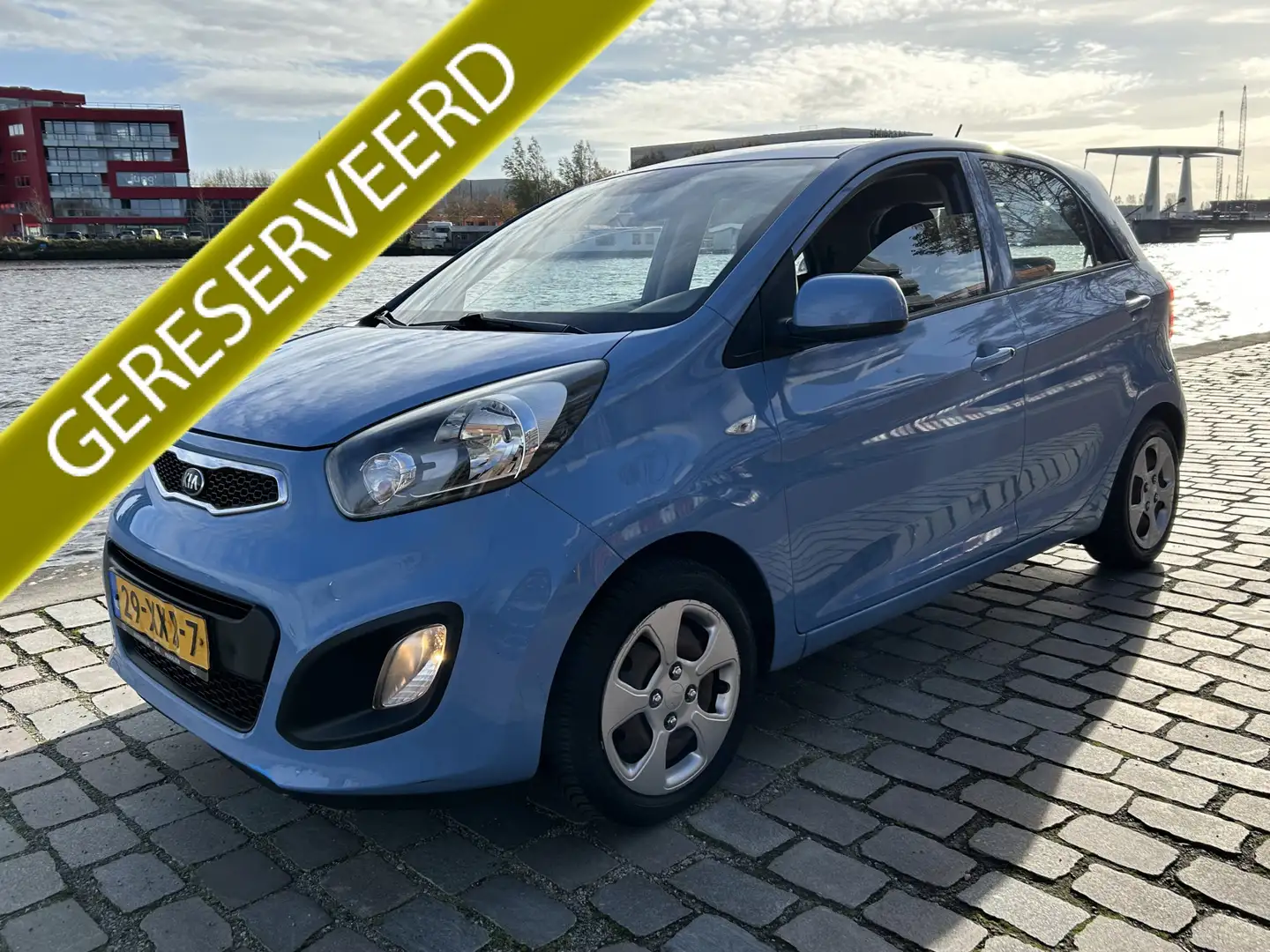Kia Picanto 1.2 CVVT ISG Comfort Pack 5 deurs airco apk 9-2026 Mavi - 1