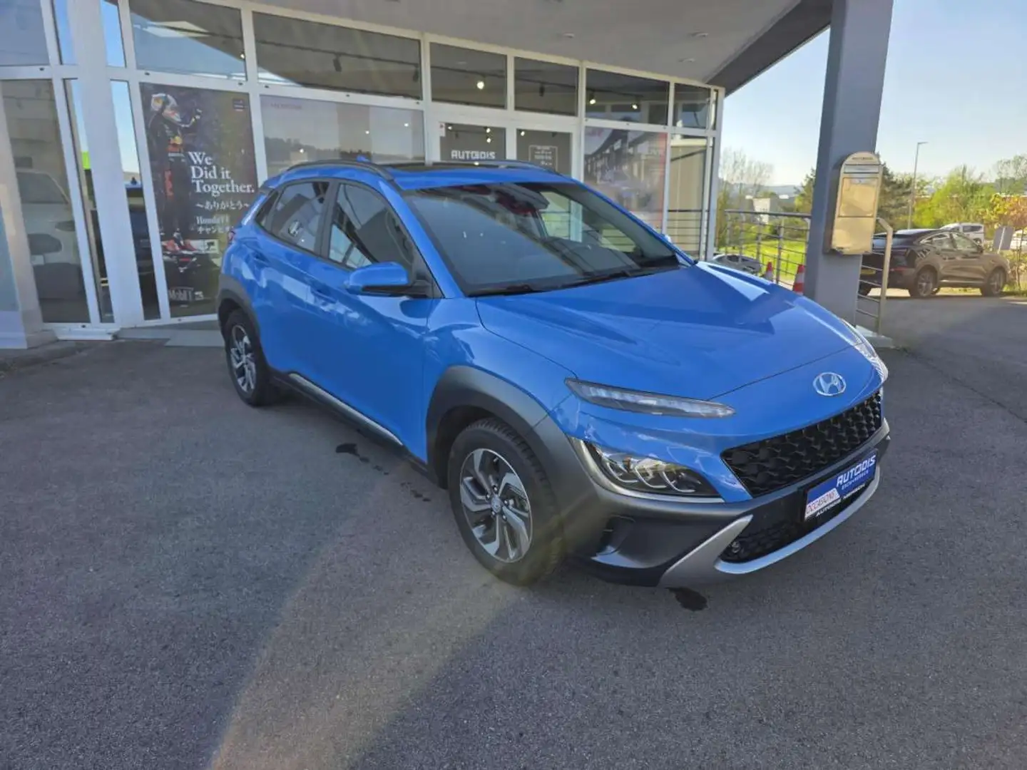 Hyundai KONA 1.6 HYBRID SKY SENSATION Bleu - 1