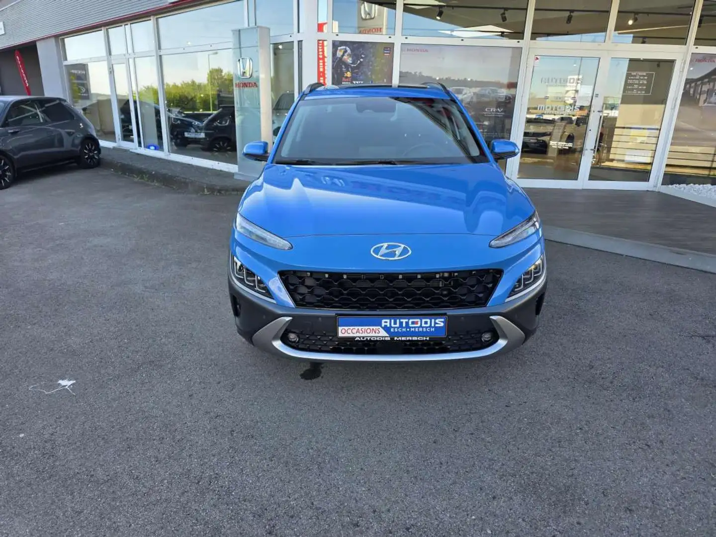 Hyundai KONA 1.6 HYBRID SKY SENSATION Bleu - 2