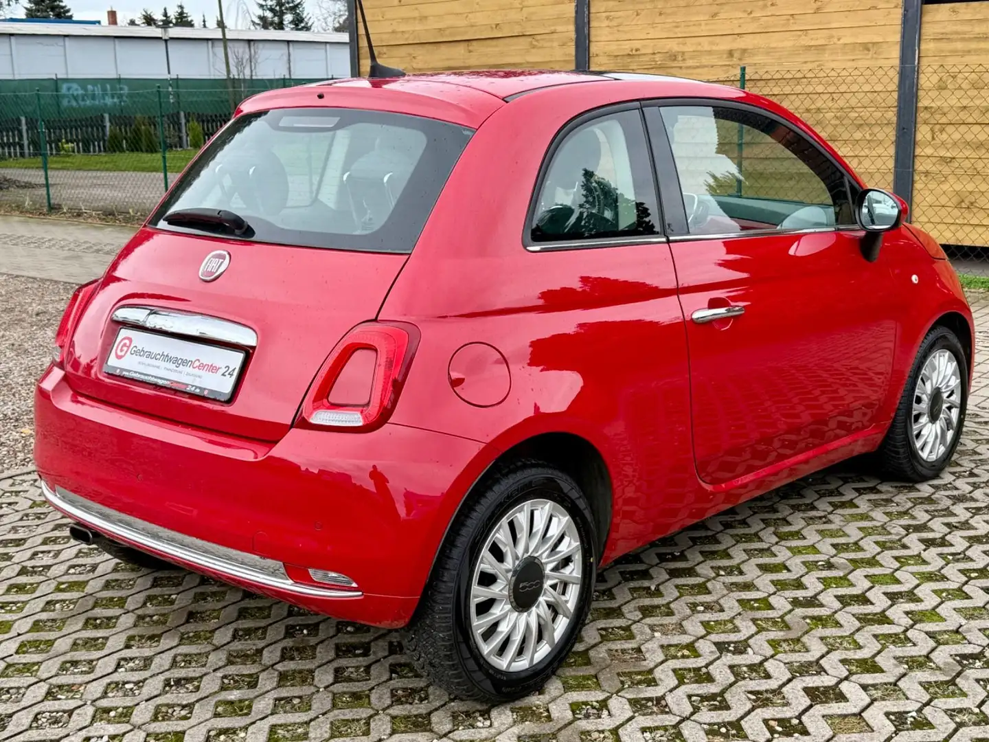 Fiat 500 Automatik, Navi, Dach, PDC Rot - 2