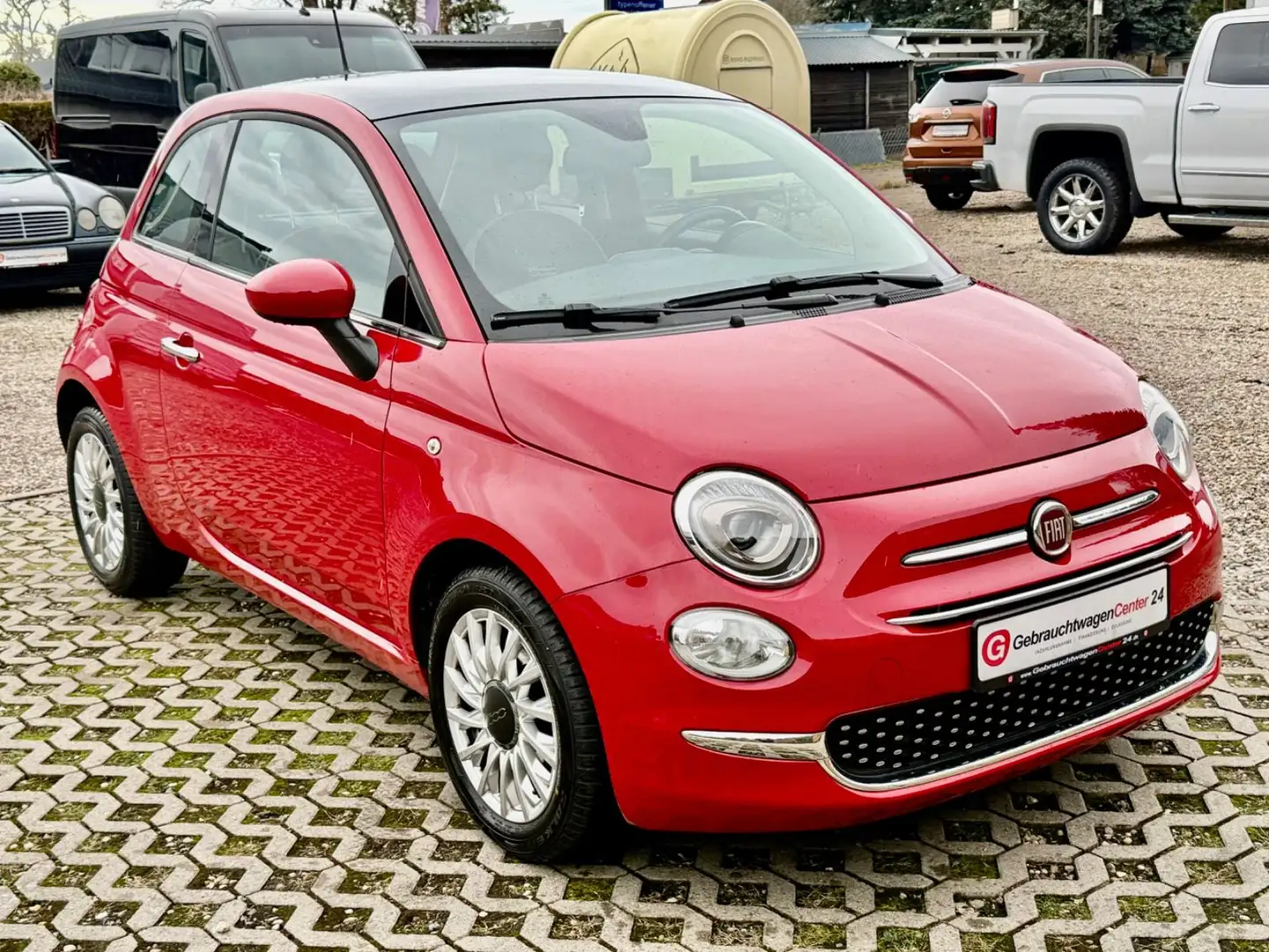 Fiat 500 Automatik, Navi, Dach, PDC Rot - 1