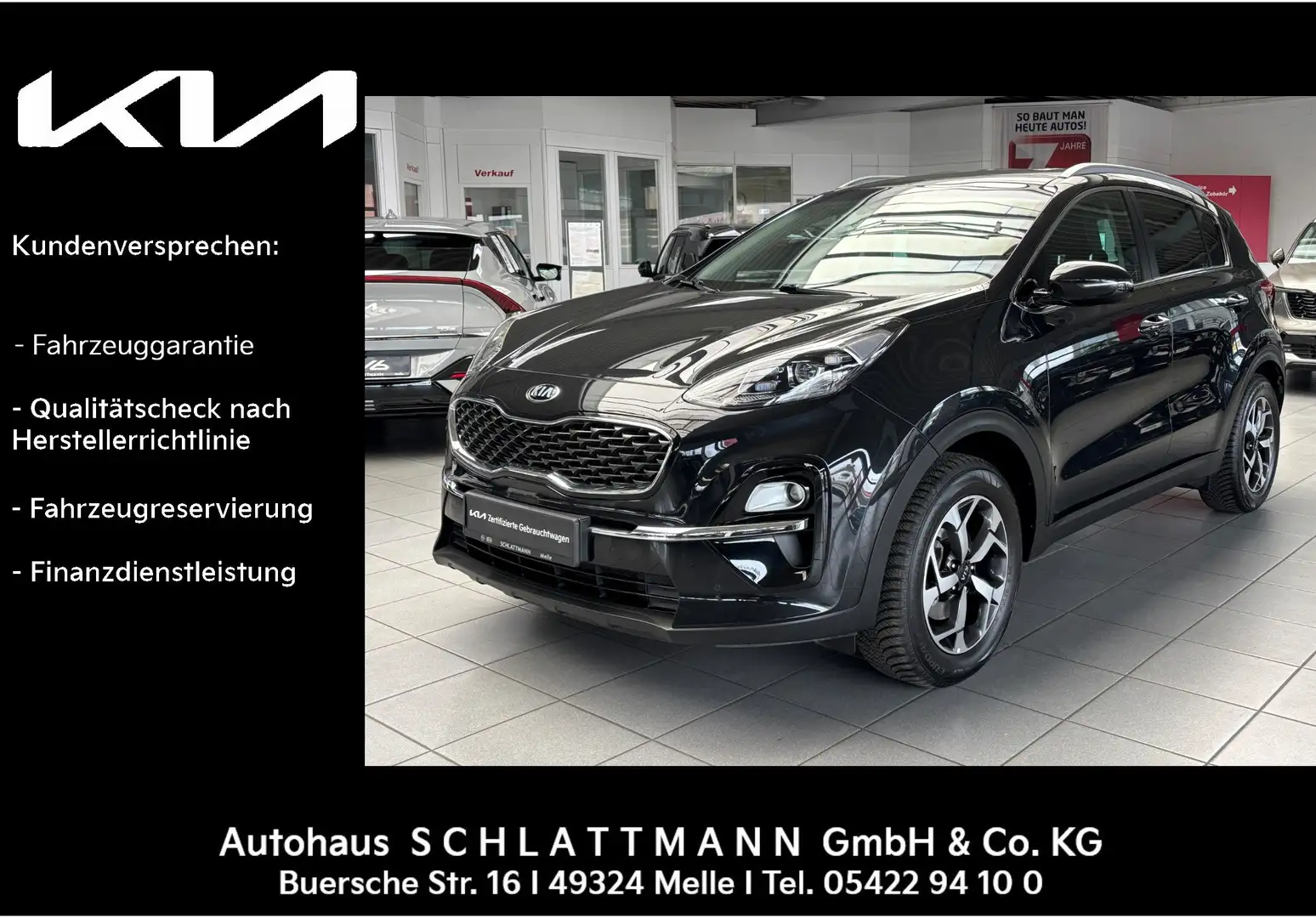 Kia Sportage 1.6 "Dream Team" 2WD *Navi*LED*SHZ*LHZ* Negro - 1