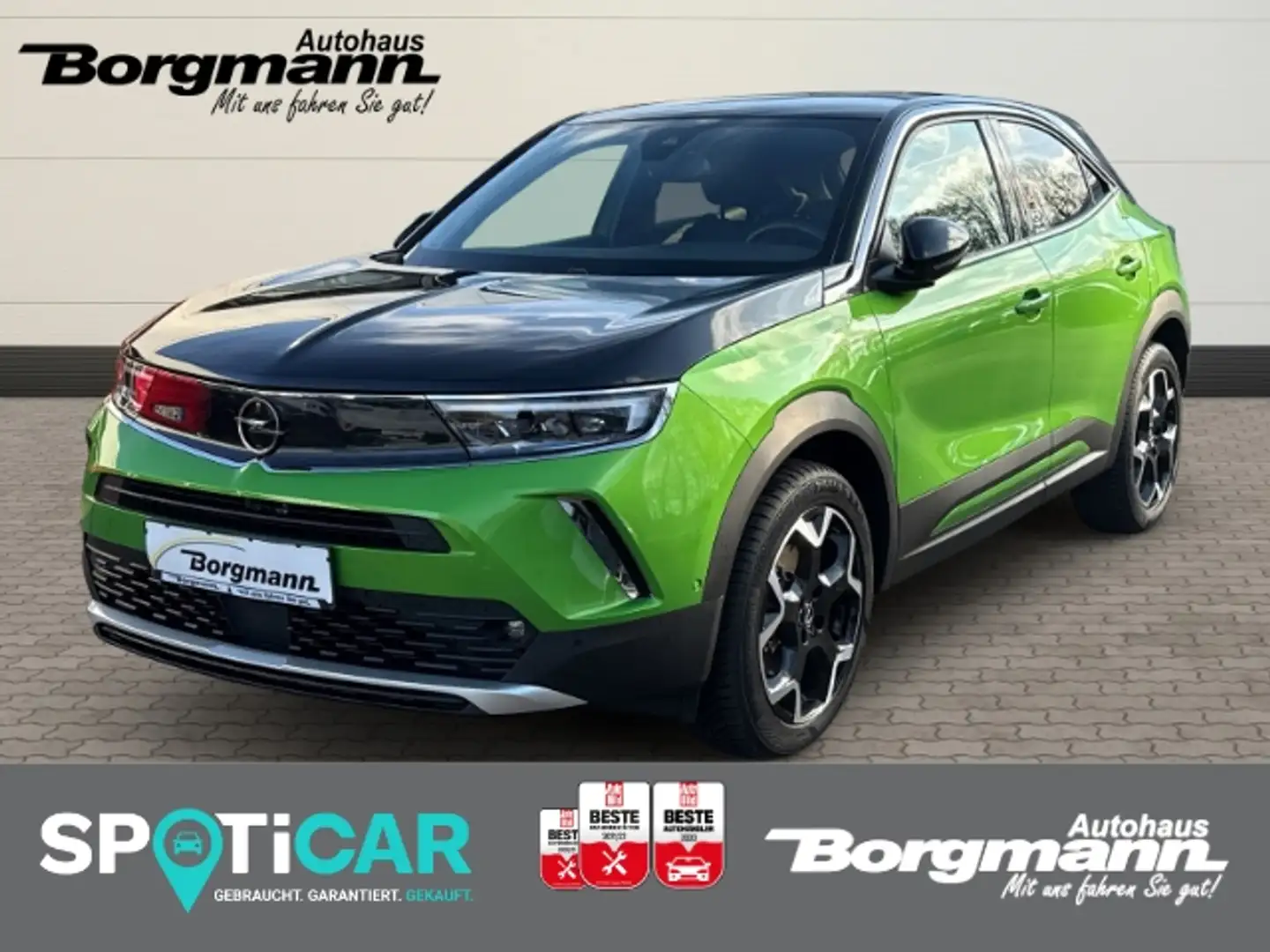 Opel Mokka-E Ultimate Navi Leder Digitales Cockpit LED Blendfre Zelená - 1