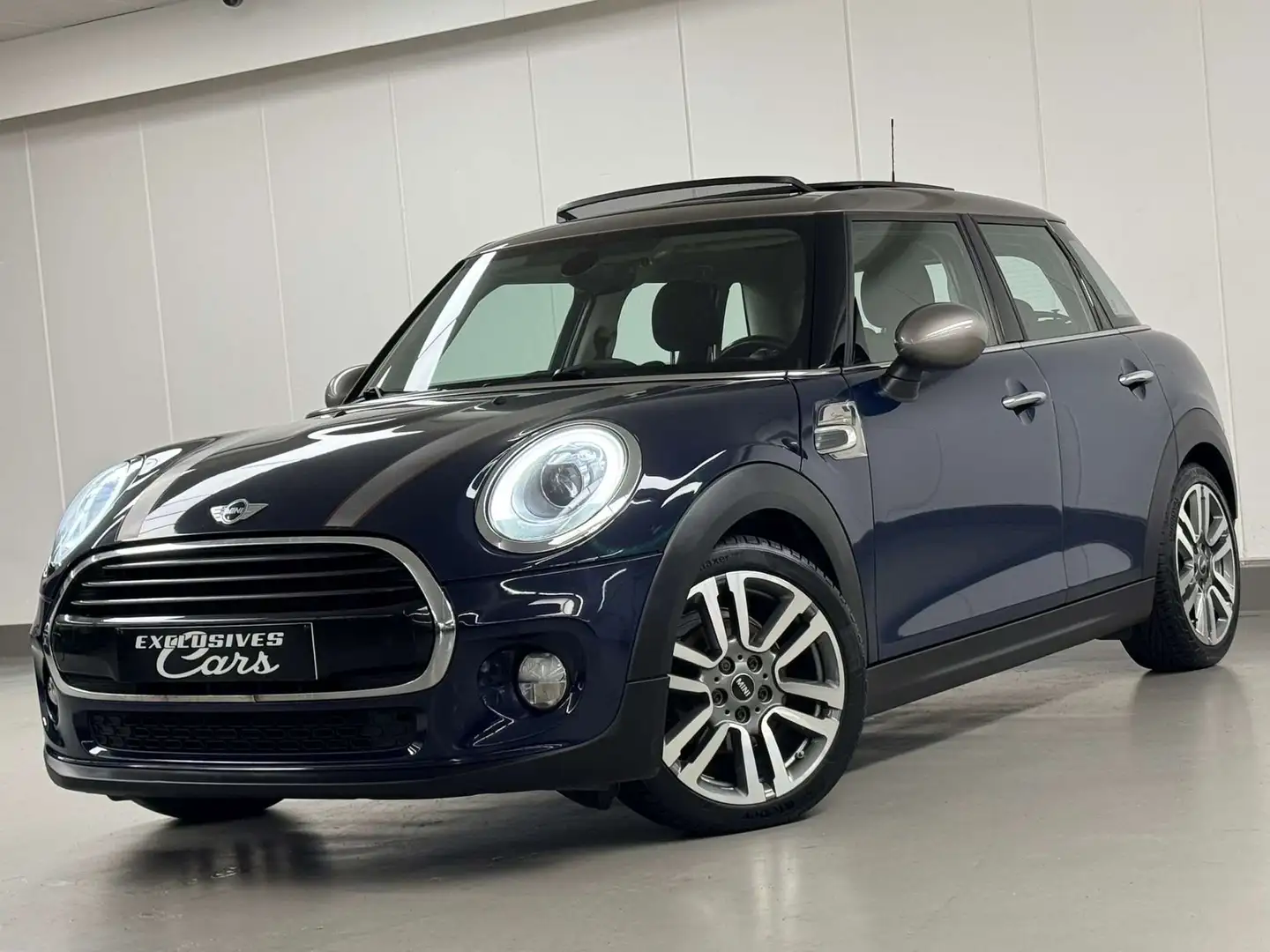 MINI Cooper D 115 CV 7SEVEN TO PANO LED GPS CUIR CLIM REG JA Bleu - 1