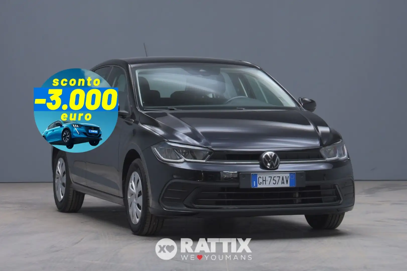 Volkswagen Polo 1.0 TGI 90CV Life Nero - 1