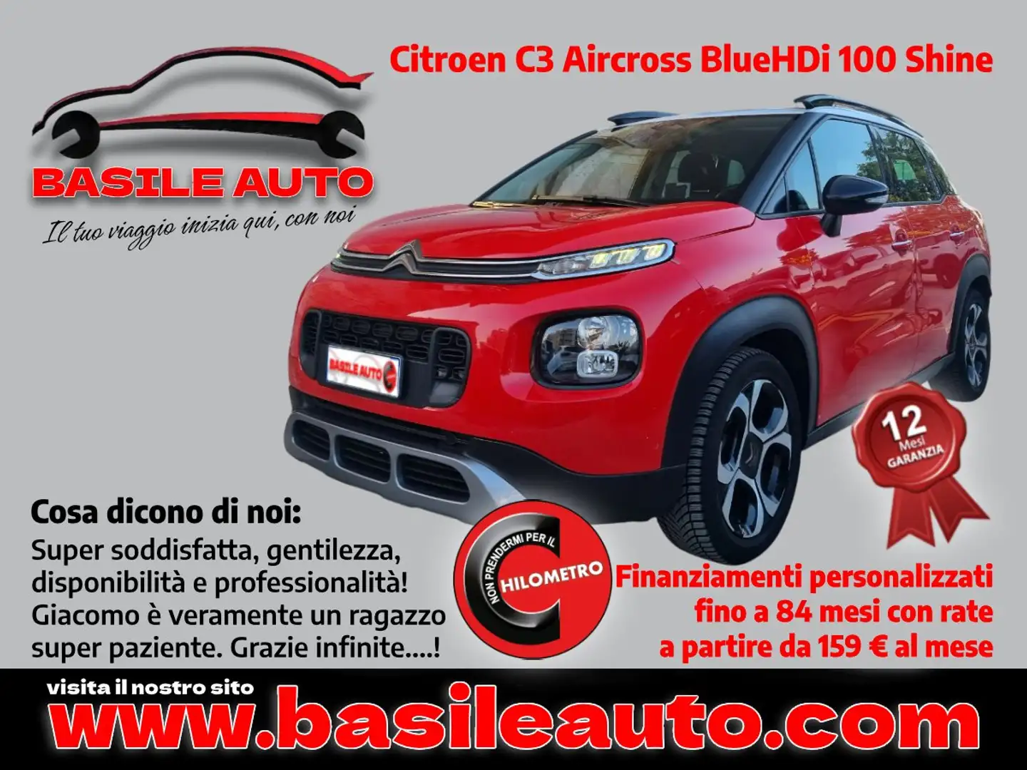 Citroen C3 C3 Aircross Aircross 1.6 bluehdi Shine 100cv - 1
