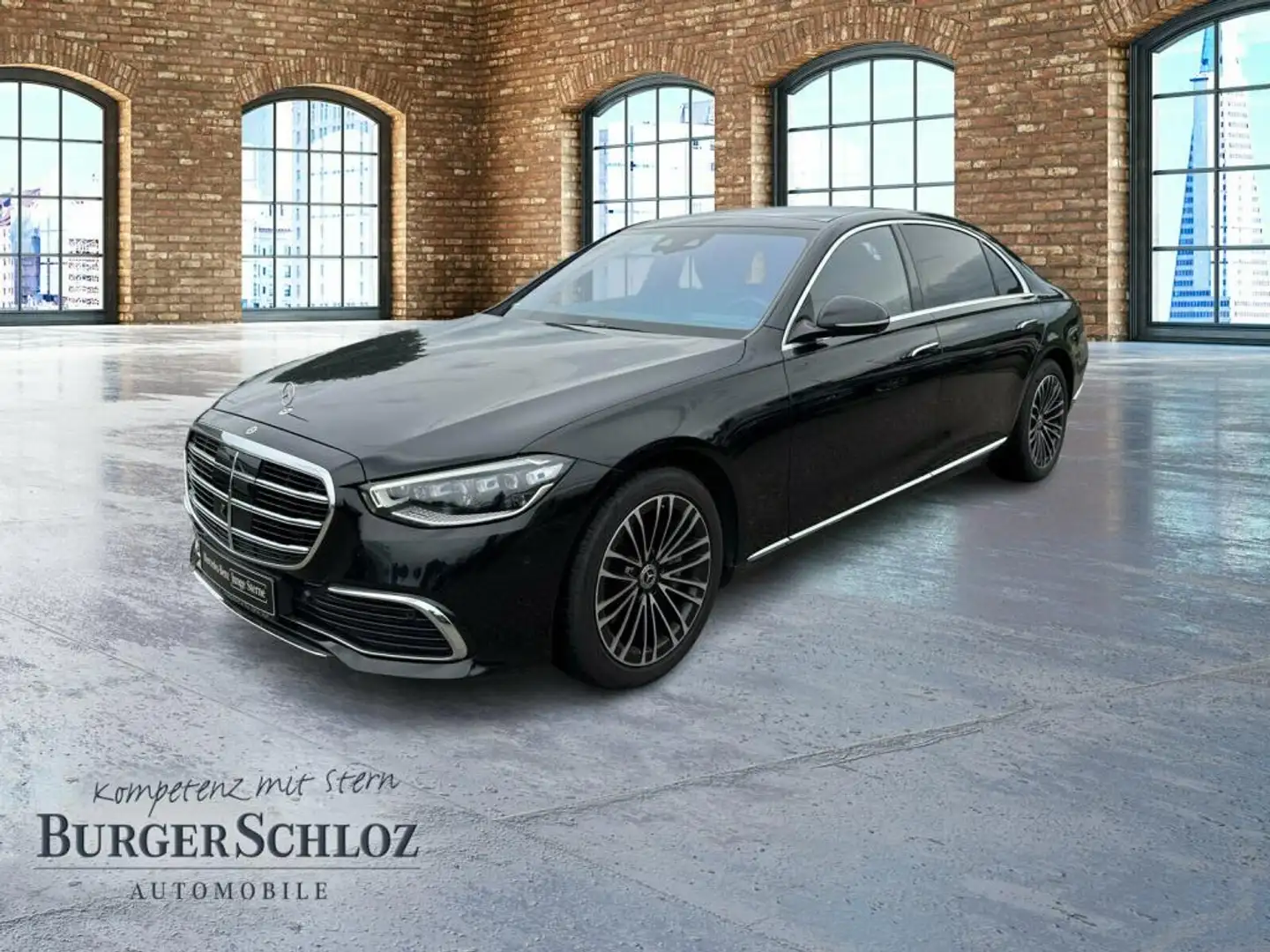 Mercedes-Benz S 450 4M lang Pano Massage HUD AHK ACC 4xSHZ LM Schwarz - 1