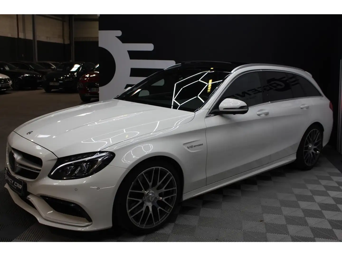 Mercedes-Benz CL Break C 63 - BVA Speedshift MCT  BREAK - BM 205 AM Blanc - 2