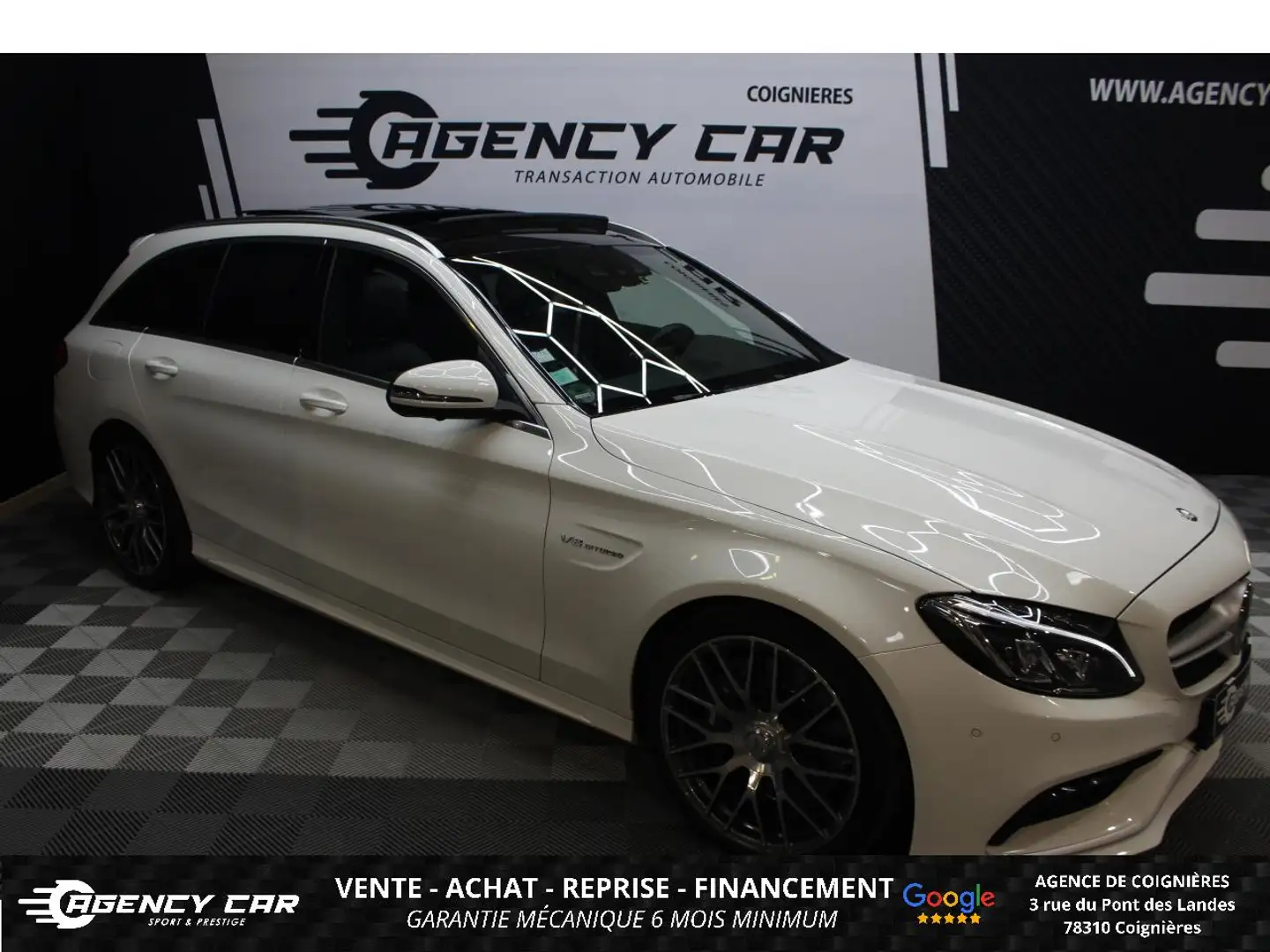 Mercedes-Benz CL Break C 63 - BVA Speedshift MCT  BREAK - BM 205 AM Blanc - 1