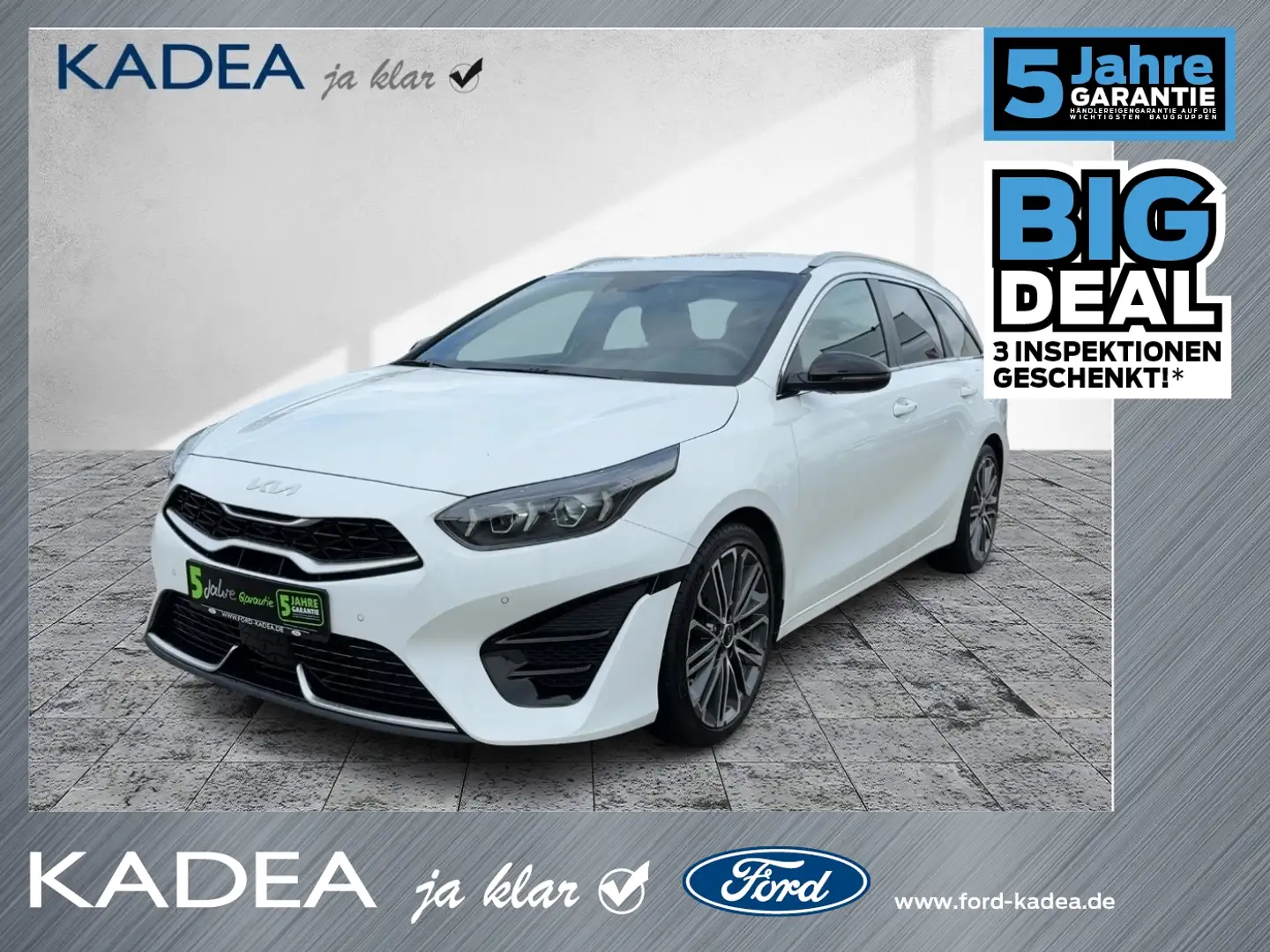 Kia Ceed SW / cee'd SW Ceed Sportswagon GT Line 1.5 T-GDI ACC LED Navi Weiß - 1