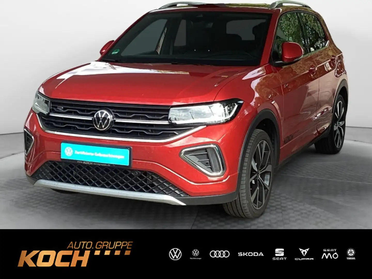 Volkswagen T-Cross 1.5TSI R-Line DSG AHK LED Navi Rot - 1