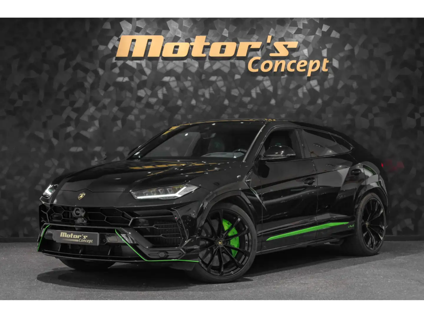 Lamborghini Urus V8 - NERO HELENE / VERDE Schwarz - 1