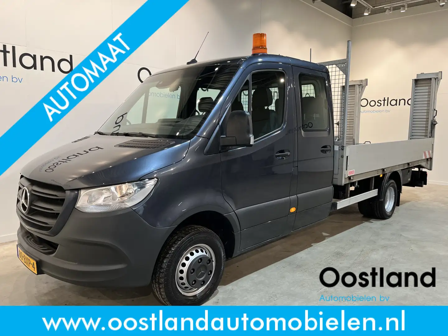 Mercedes-Benz Sprinter 519 3.0 CDI DC Dubbel Cabine RWD Automaat Oprijwag Grijs - 1