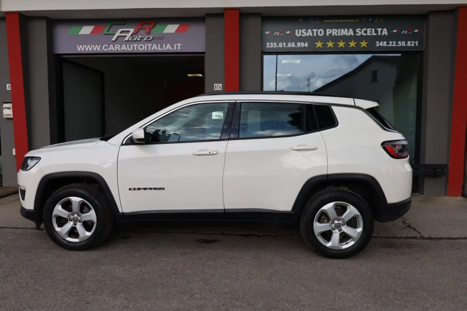 Jeep Compass 2.0 Multijet II 4WD 4x4 Navi Camera Tagliandata Re Weiß - 2