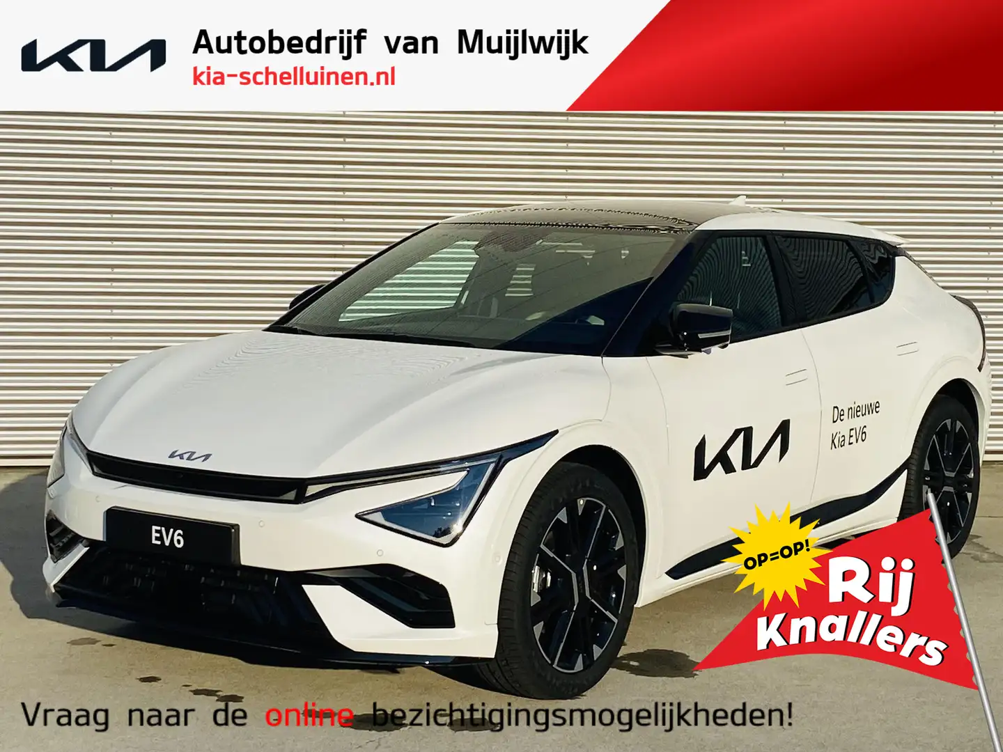 Kia EV6 GT-Line 84 kWh NW Model !! Demo Auto !! Kmstand ka Wit - 1