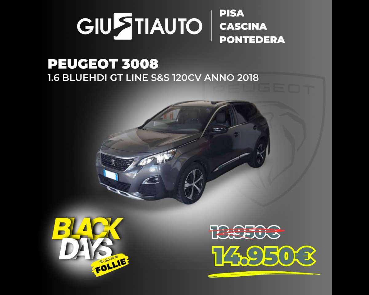 Peugeot 3008 1.6 BlueHDi GT Line