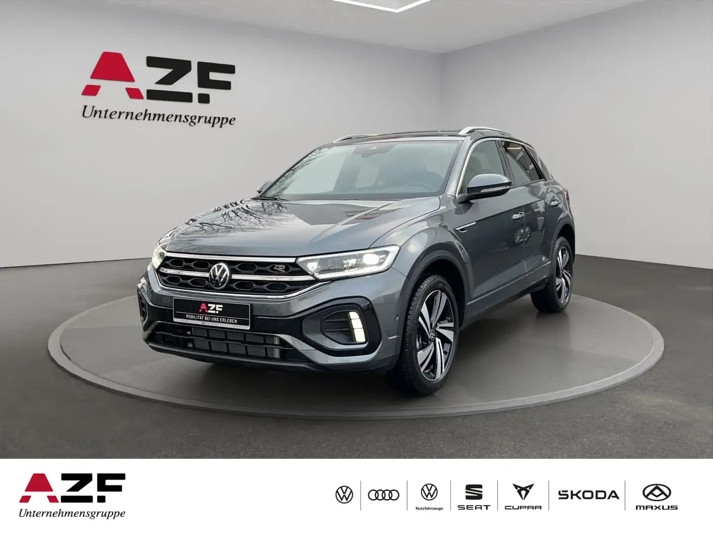 Volkswagen T-Roc R-Line 1.5 TSI DSG ACC + SHZ + APP-CONNECT Grijs - 1