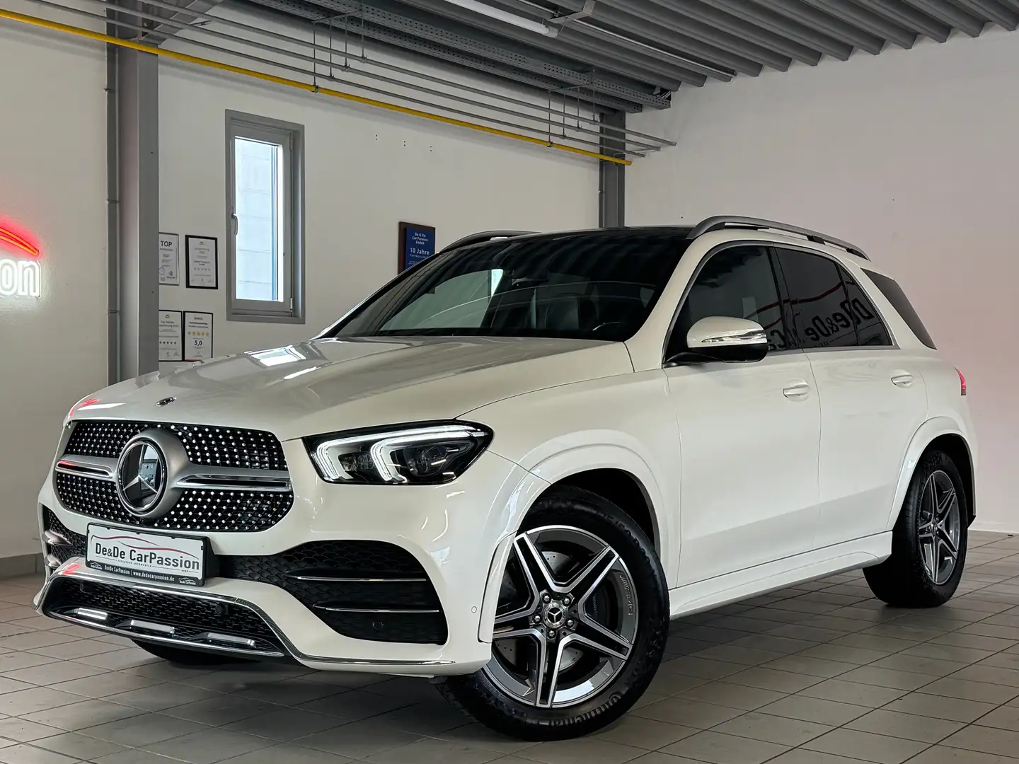 Mercedes-Benz GLE 300 GLE 300 d 4M AMG-Line*PANO+Stdhzg+360°+Multibea Blanc - 2