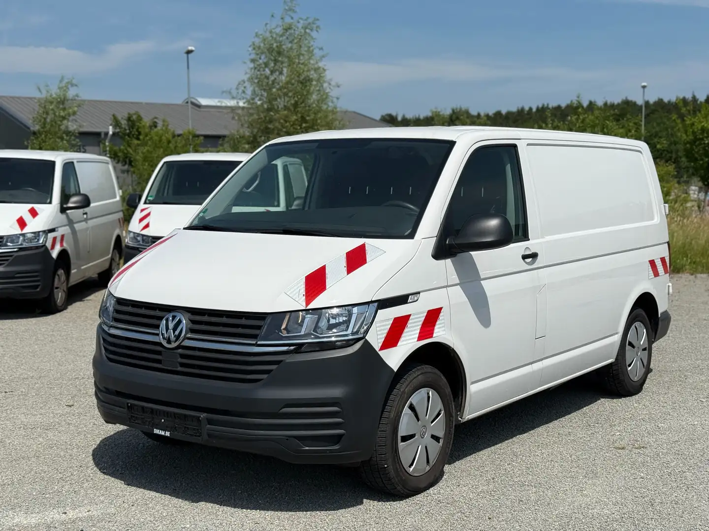 Volkswagen T6.1 Transporter Kasten*52.000 km*3-SITZE*150PS*AHK* Weiß - 1
