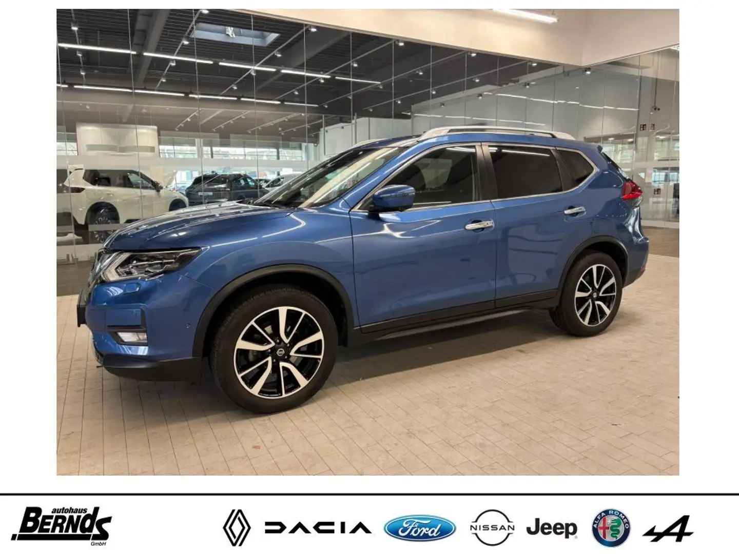 Nissan X-Trail 1.3 DIG-T DCT N-Connecta SHZ R-KAM NAVI PDC V+H Blau - 1