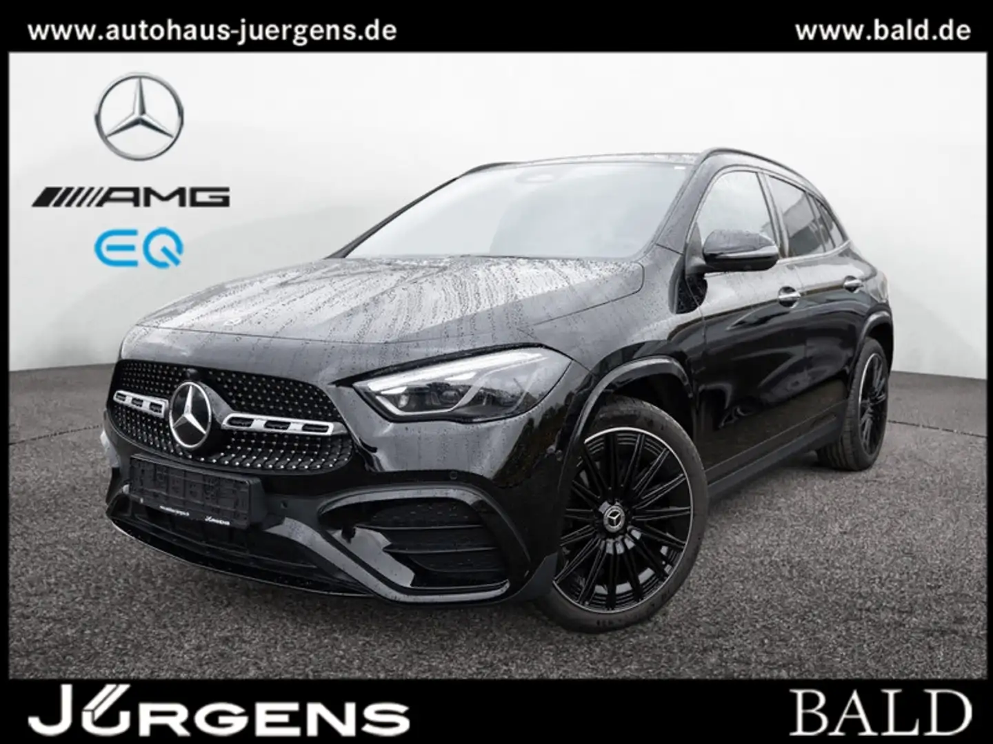 Mercedes-Benz GLA 220 d 4MATIC AMG-Sport+Pano+Distr+MLB+Night Schwarz - 1