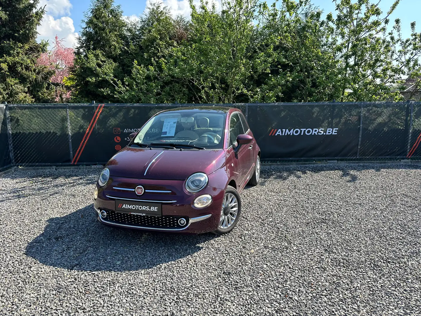 Fiat 500 1.2i Lounge (EU6d-TEMP) Rouge - 1