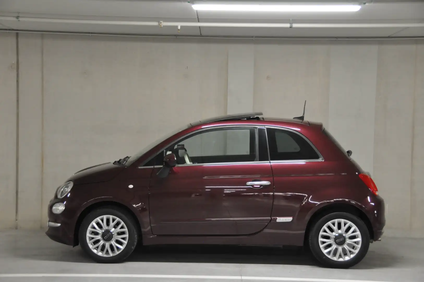 Fiat 500 1.2i Lounge (EU6d-TEMP) Rouge - 2