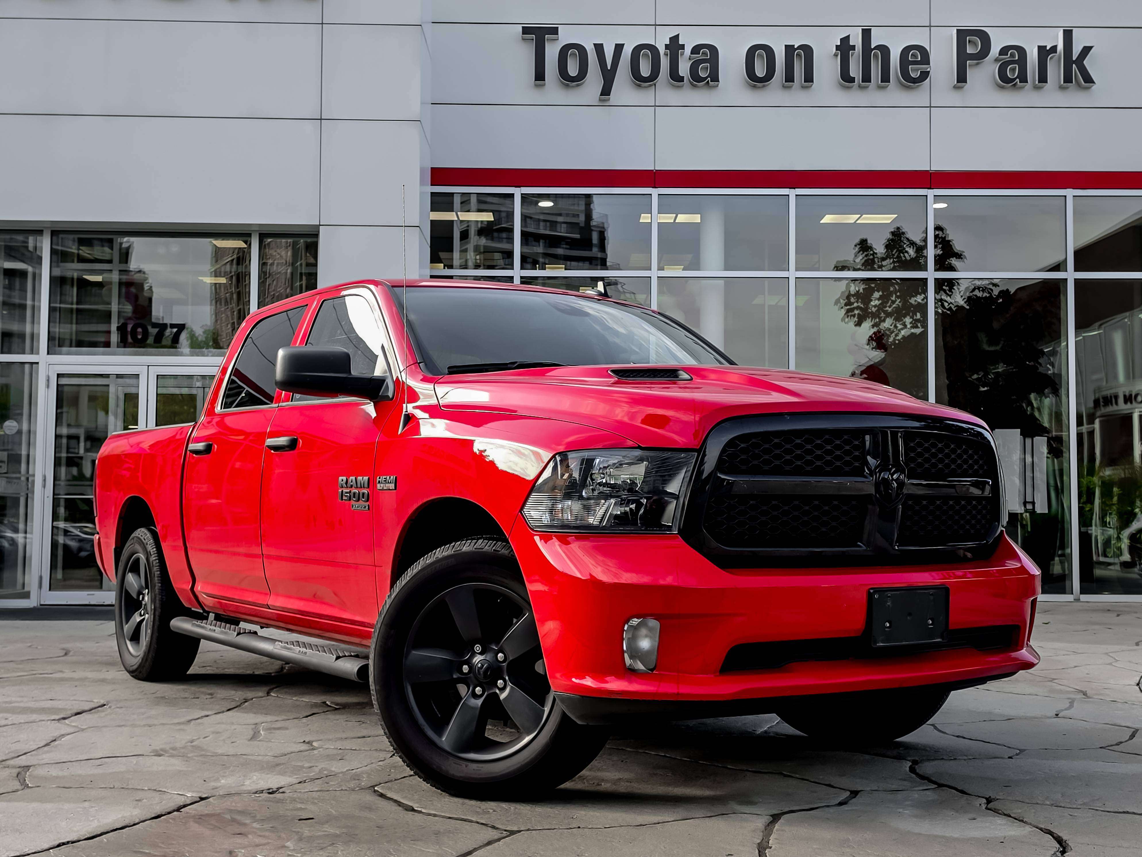 used 2021 Ram 1500 car, priced at $26,400