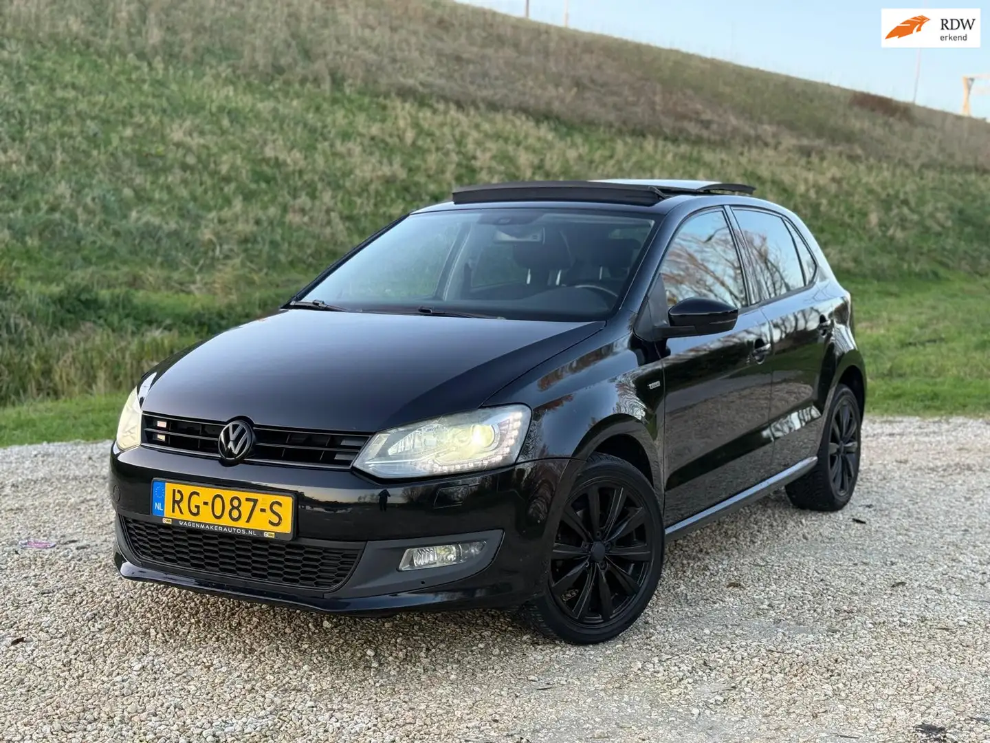Volkswagen Polo 1.2-12V BlueMotion Comfortline|Pano Noir - 1