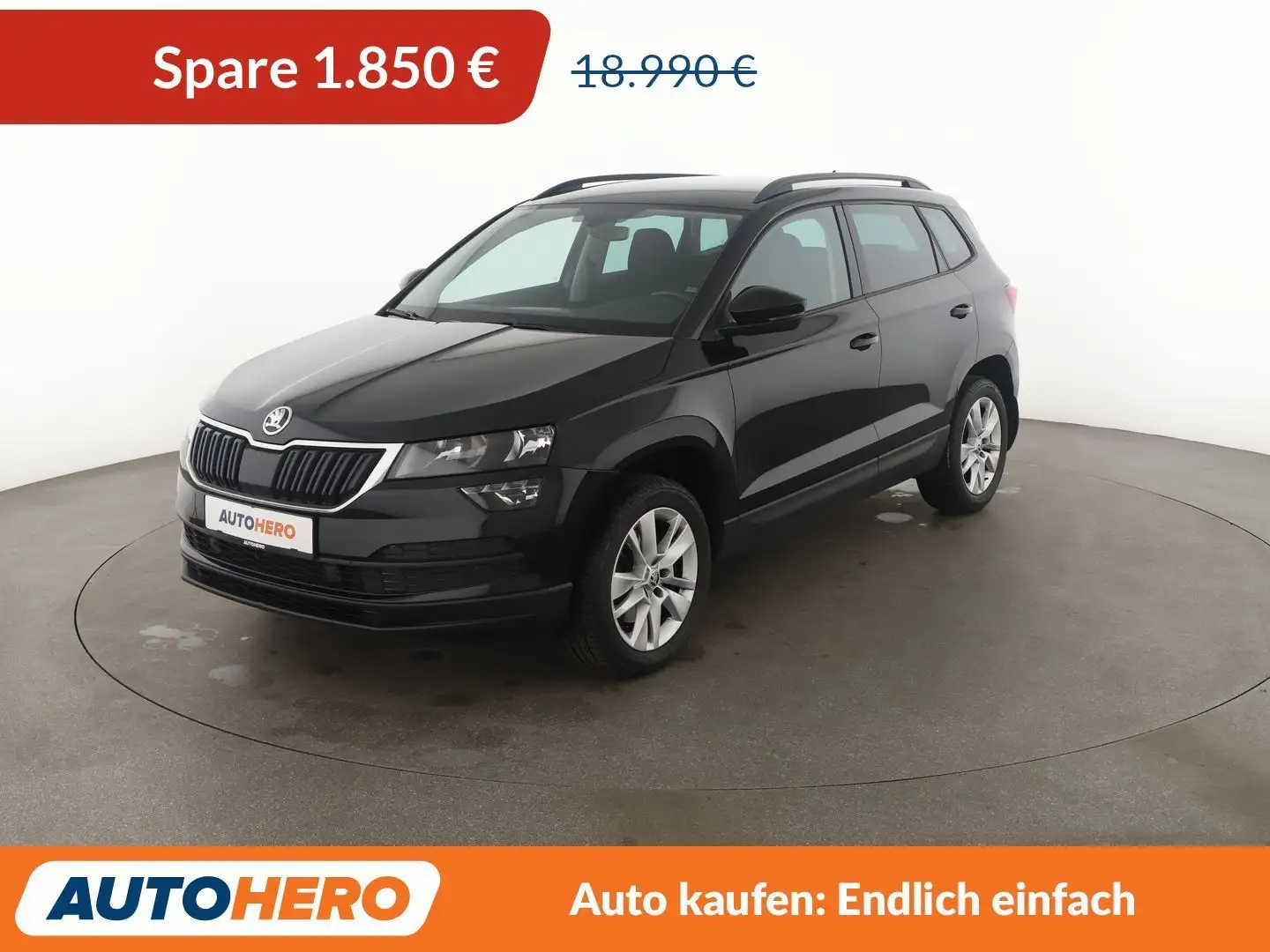 Skoda Karoq 1.5 TSI ACT Ambition*NAVI*CAM*ACC* Schwarz - 1