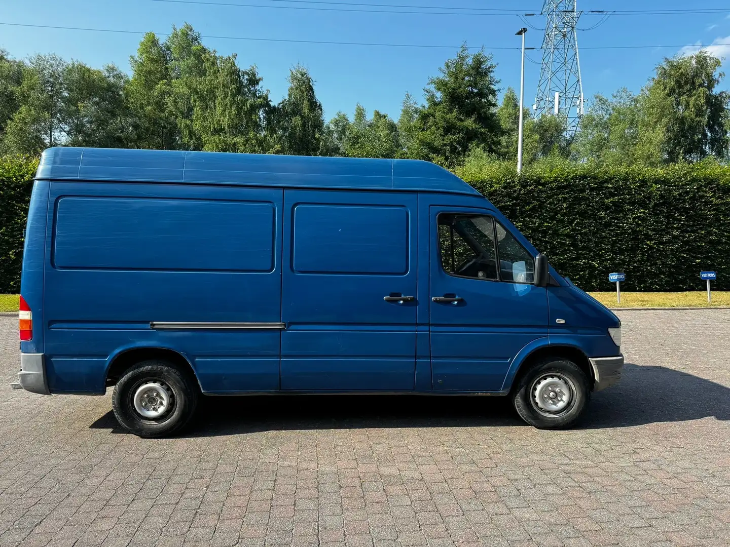 Mercedes-Benz Sprinter 312d 5 cylindres grand levier de vitesse L2H2 Blauw - 1