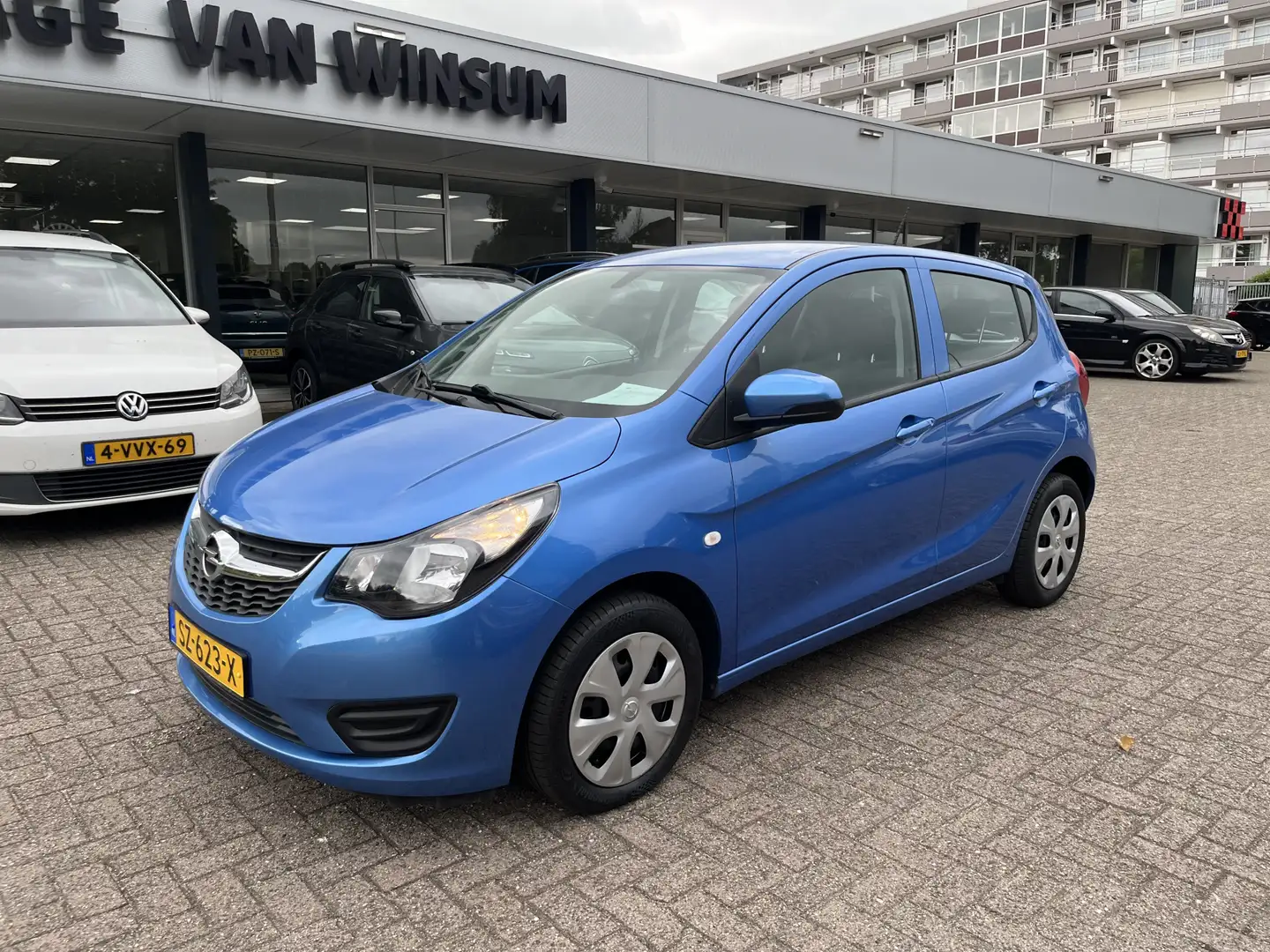 Opel Karl 1.0 ecoFLEX Edition Airco Cruise Nap Blauw - 1