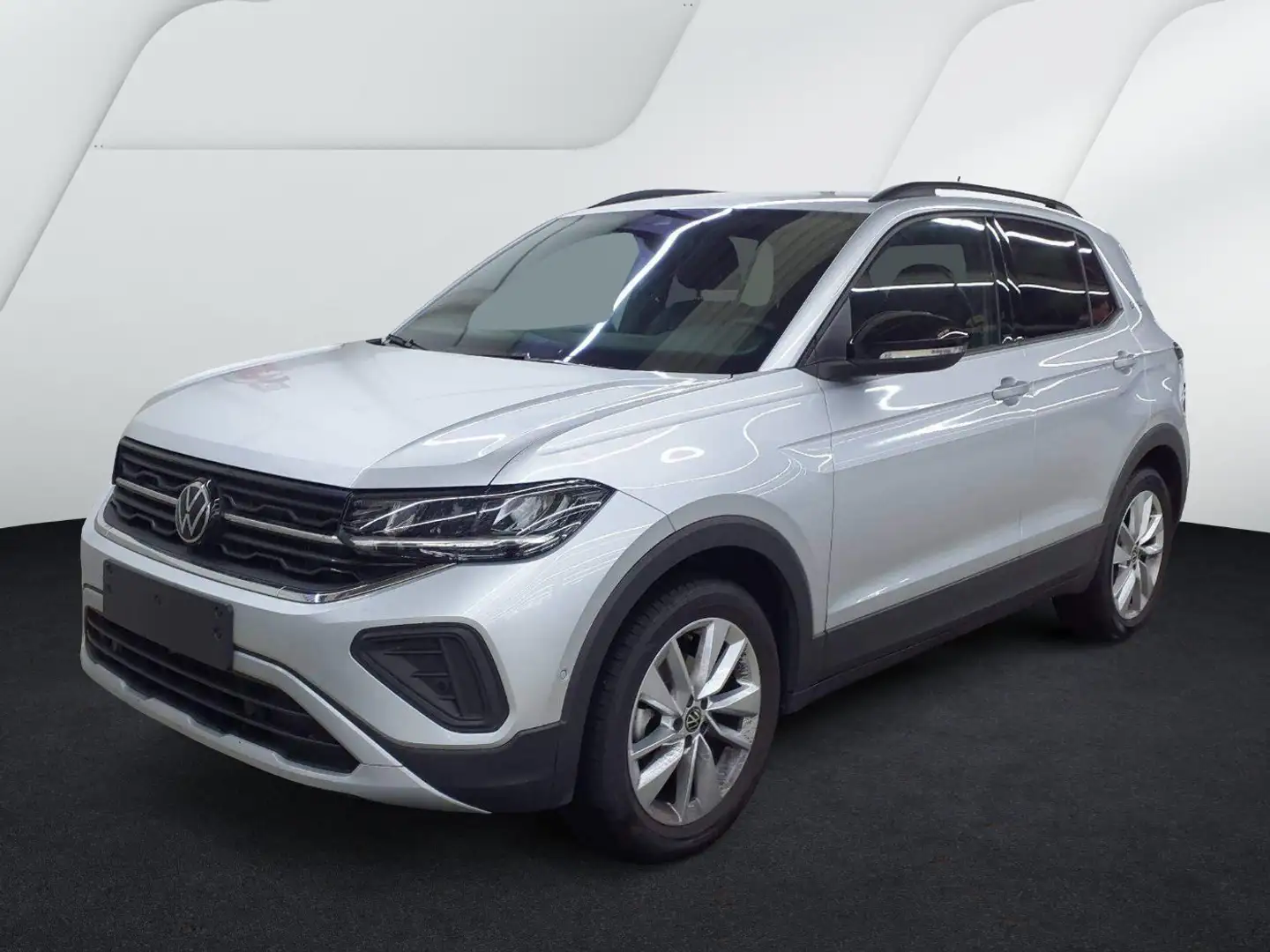 Volkswagen T-Cross 1.0 TSI GOAL DSG AHK*LED*Navi*ACC*App-Co. Silber - 2