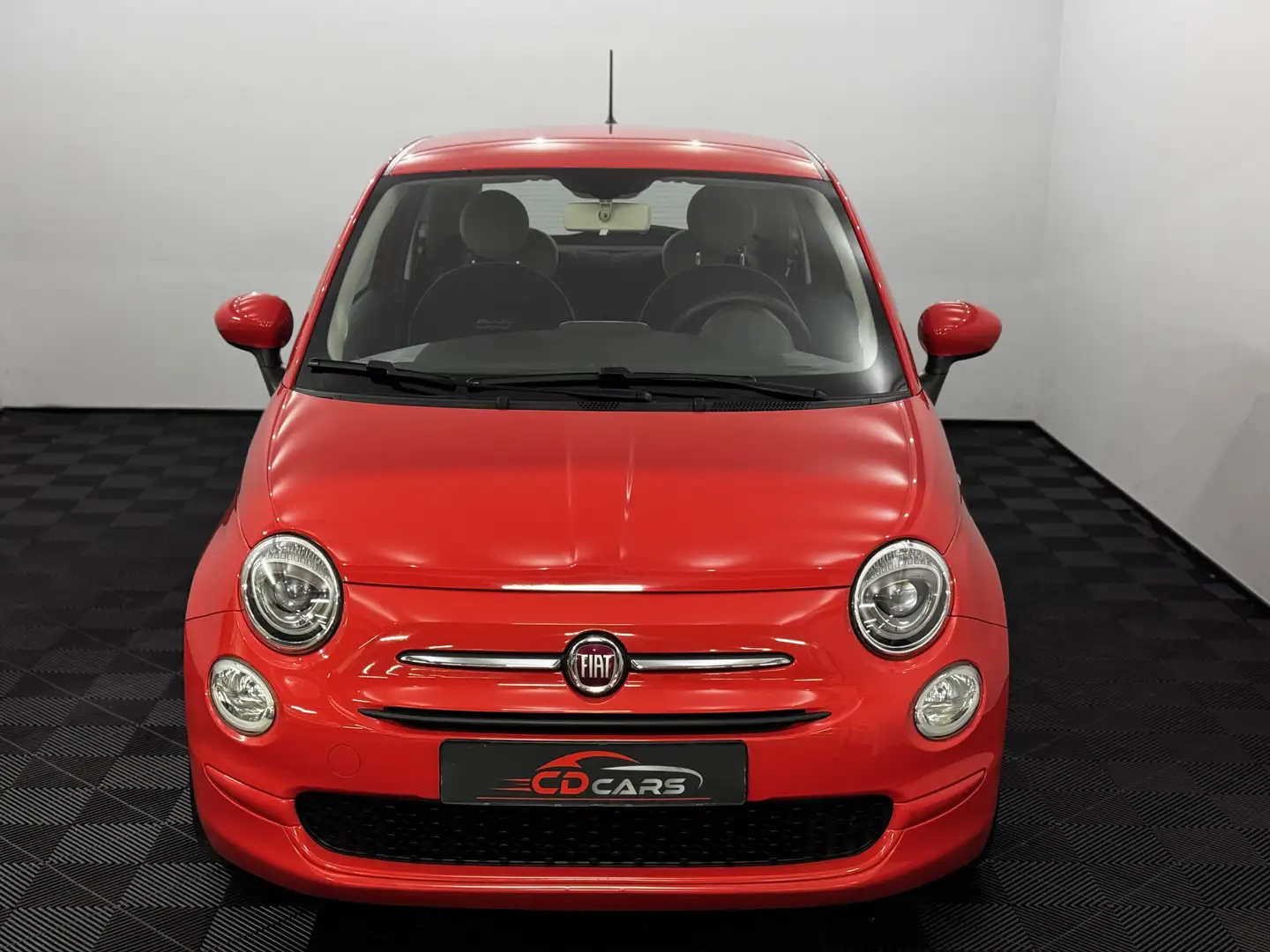 Fiat 500 1.2 Popstar Airco, Mistlamp, Lichtmetalen velgen, Rouge - 2