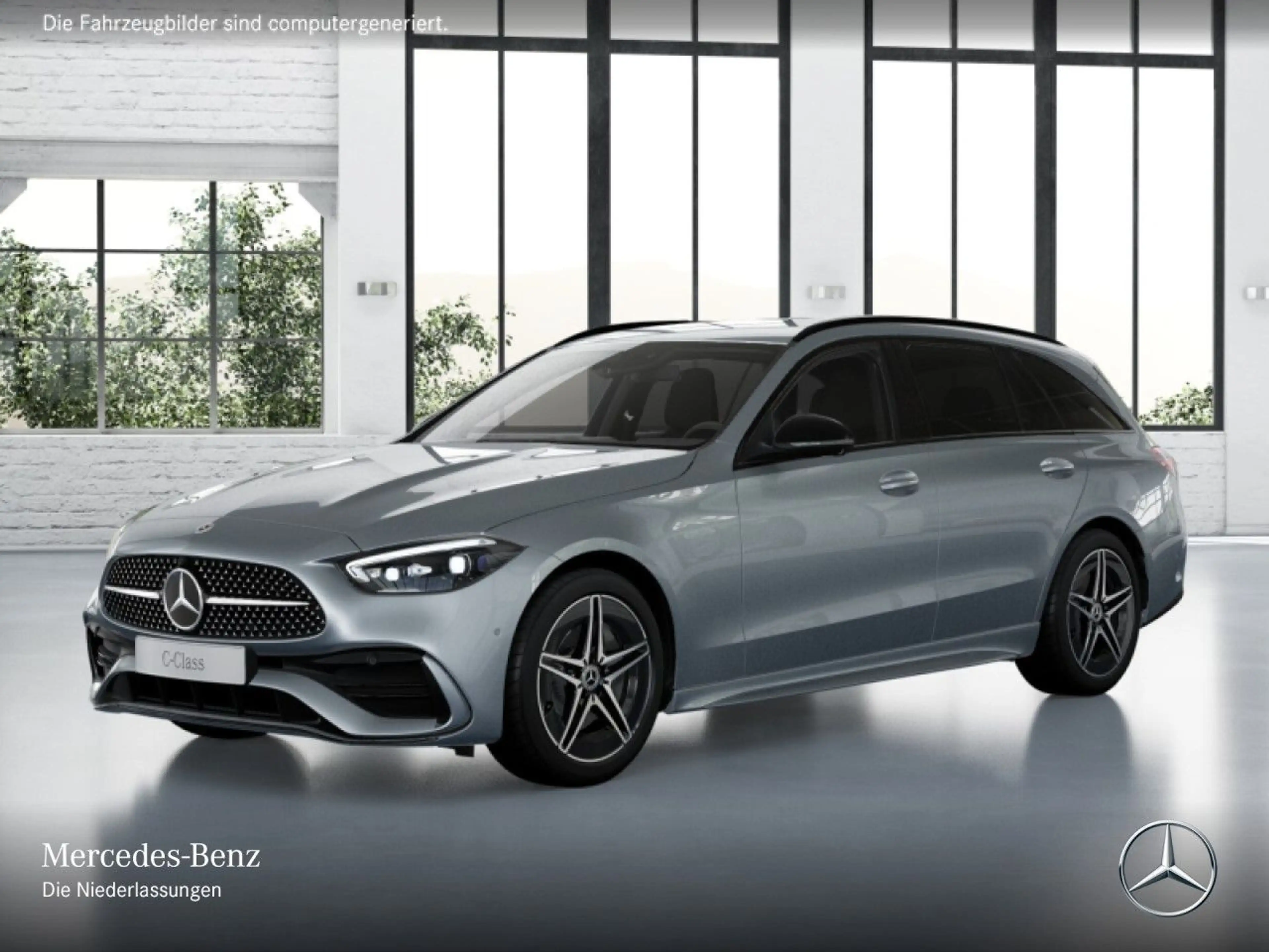 Mercedes-Benz C 300 T AMG+NIGHT+360+KEYLESS+9G — photo 14