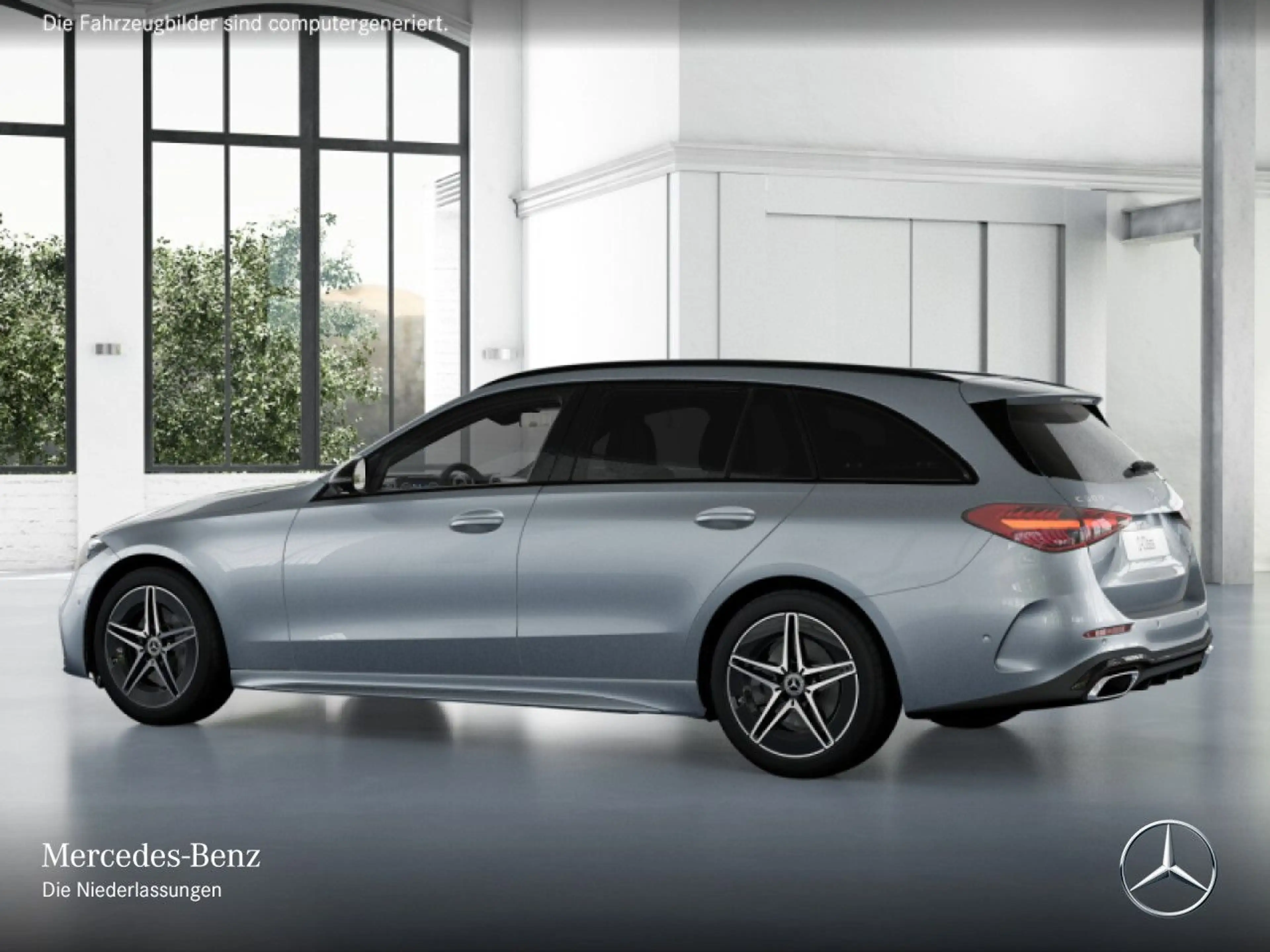 Mercedes-Benz C 300 T AMG+NIGHT+360+KEYLESS+9G — photo 15