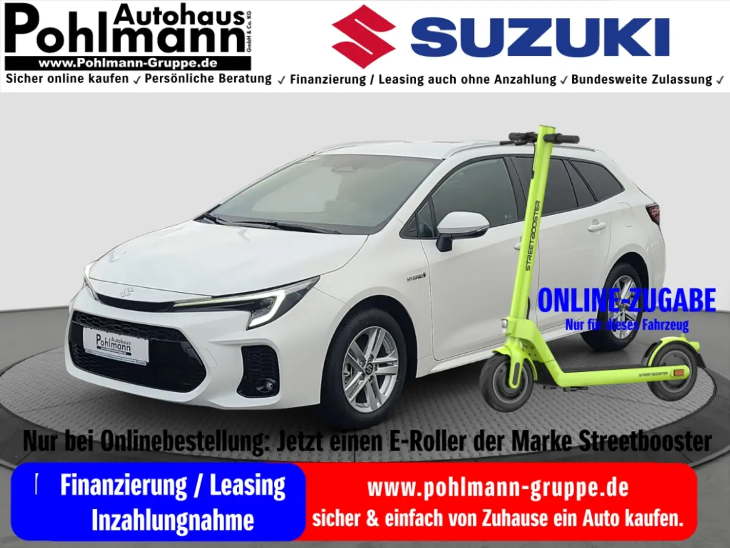 Suzuki Swace 1.8 HYBRID CVT Comfort+ LED KLIMA DAB SHZ LenkradH Weiß - 1