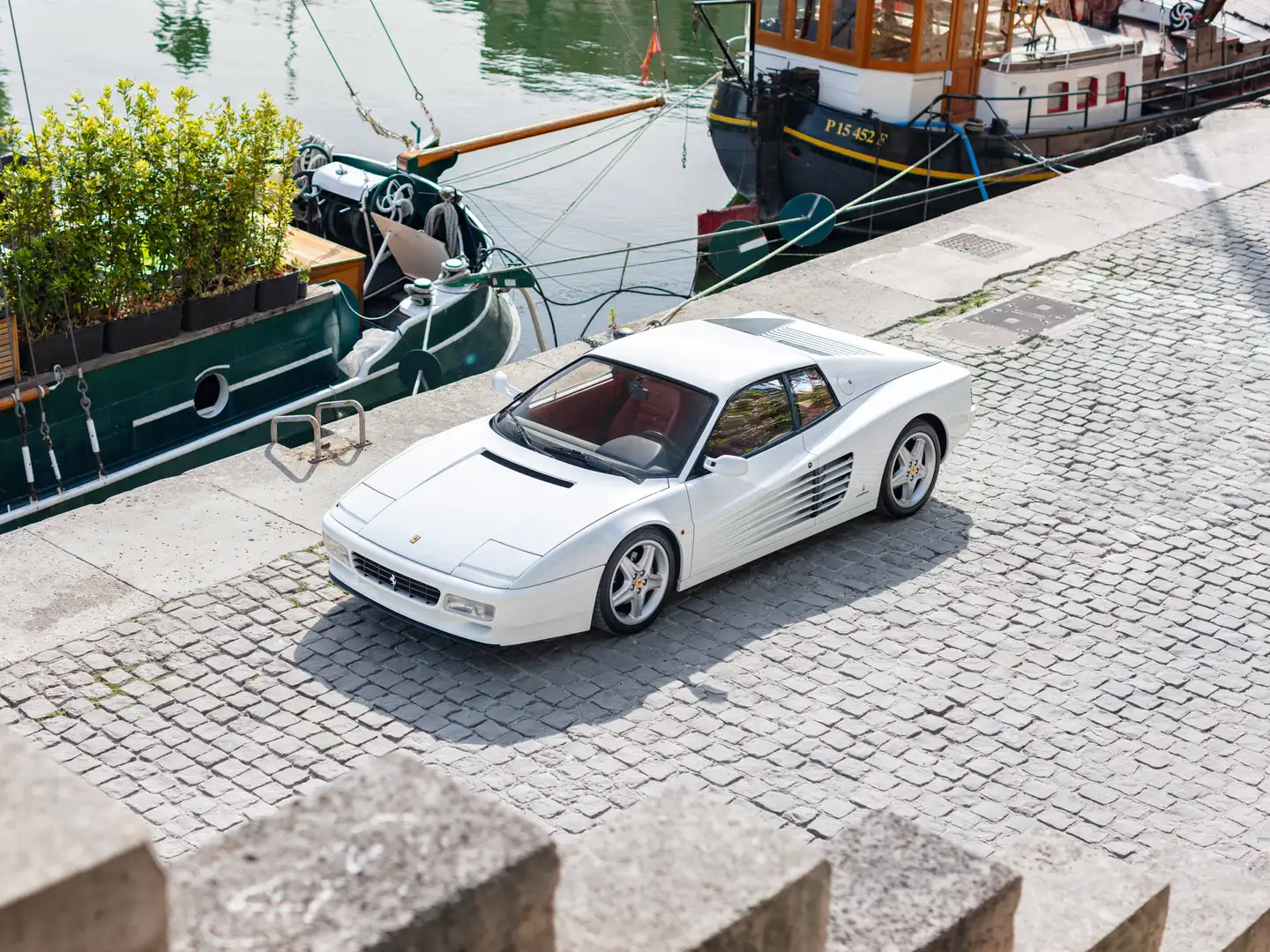Ferrari F512 F 512 4.9i TR Blanc - 1